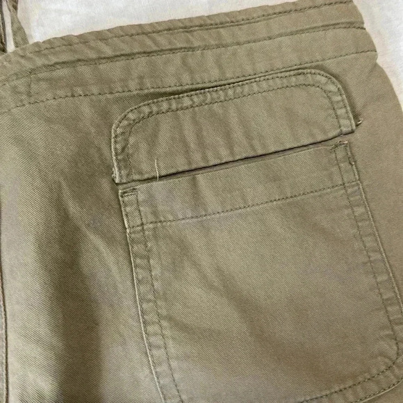 Zara TRF Capri Crop Pants Drawstring waist and bottom Size Medium - Picture 6 of 7